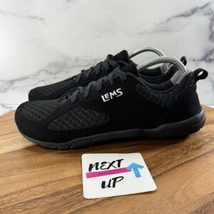 Lems Primal 2 Triple Black Minimalist Shoes Womens Barefoot Zero Drop Size 8.5